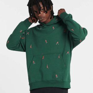 Jordan Essentials All-Over Print Graphic Hoodie Large